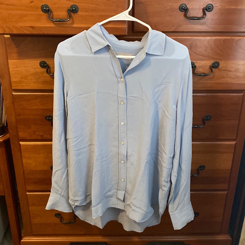 Everlane silk blouse